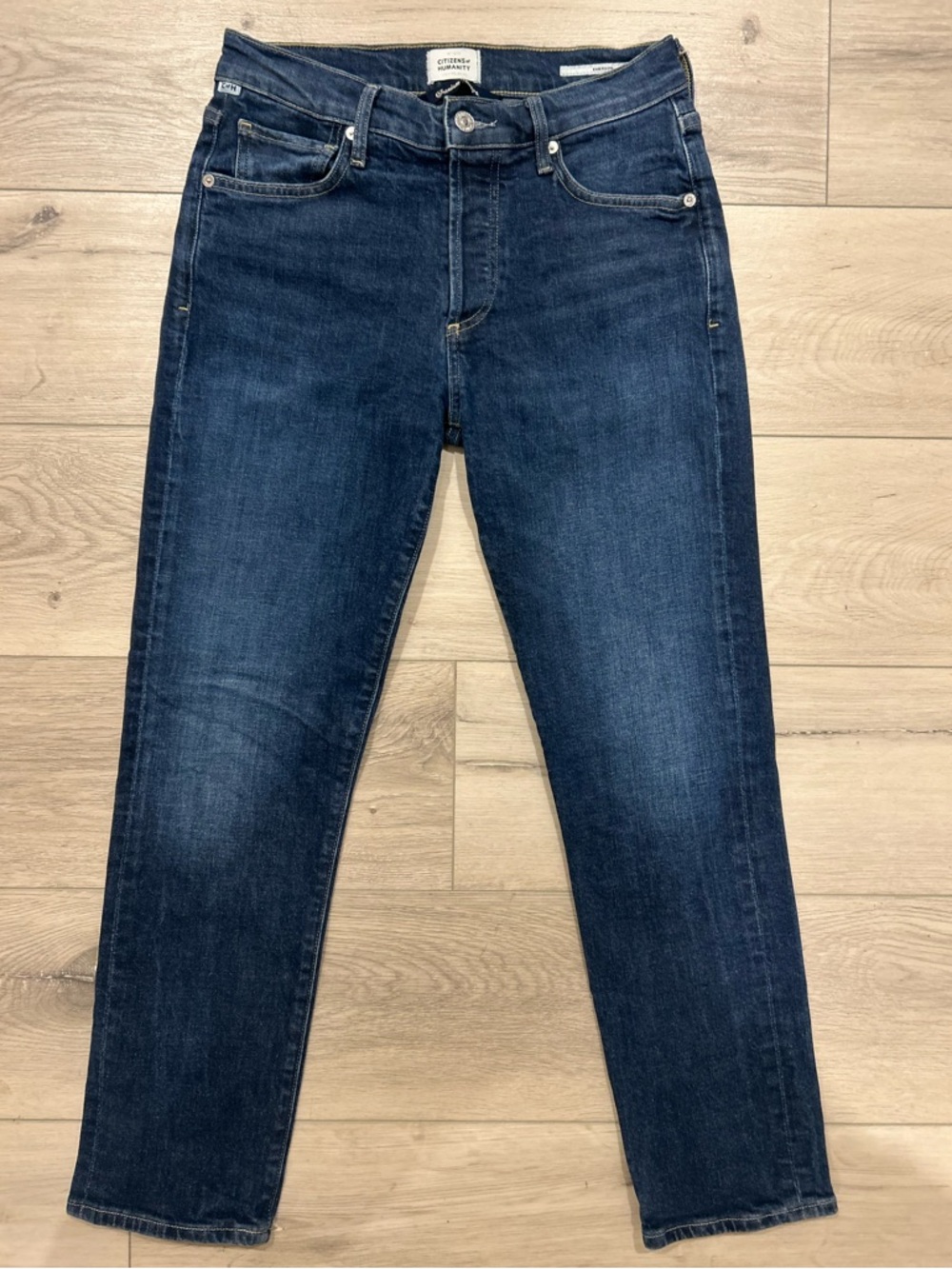 Citizens Of Humanity Women’s Dark Wash Emerson Relaxed Boyfriend Jean size 24 - Picture 4 of 9